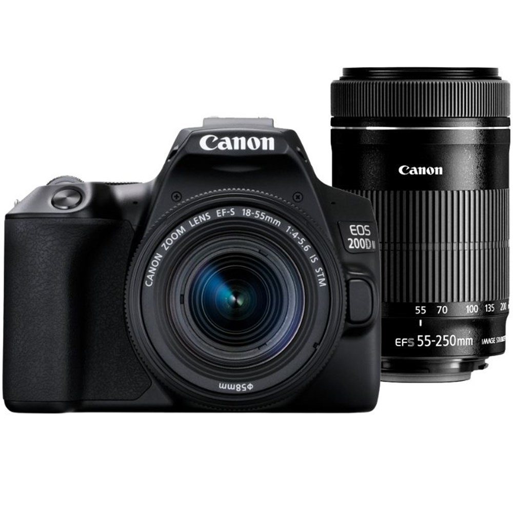 Canon EOS 200D MKII Twin Lens Kit | Diamonds Camera