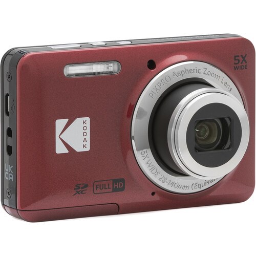 red kodak digital camera