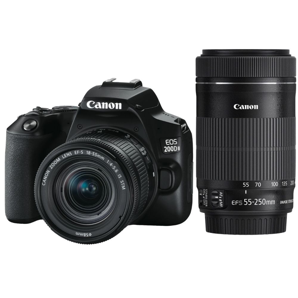 Canon EOS 200D MKII Twin Lens Kit | Diamonds Camera
